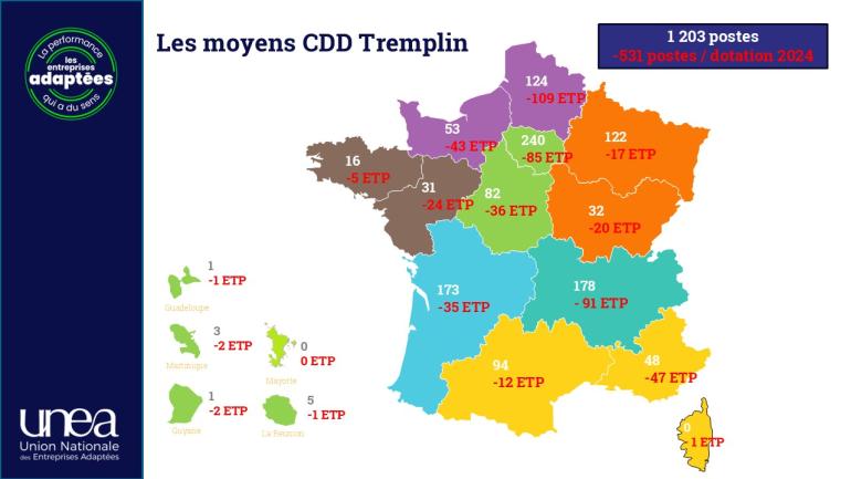 Dotation de postes CDD Tremplin 2025