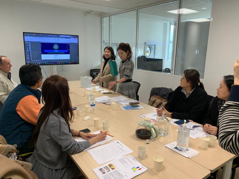 Rencontre UNEA - KEAD, délégation coréenne