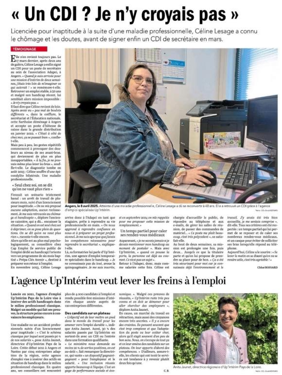 Un CDI, je n'y croyais pas