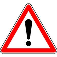Panneau Attention