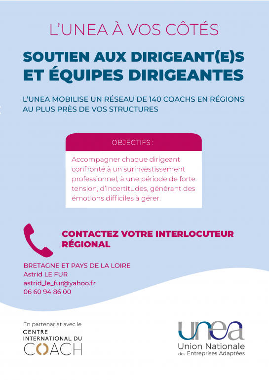 Coaching dirigeants EA Bretagne et Pays de la Loire