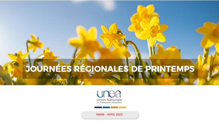 Les journées régionales de printemps de l'UNEA