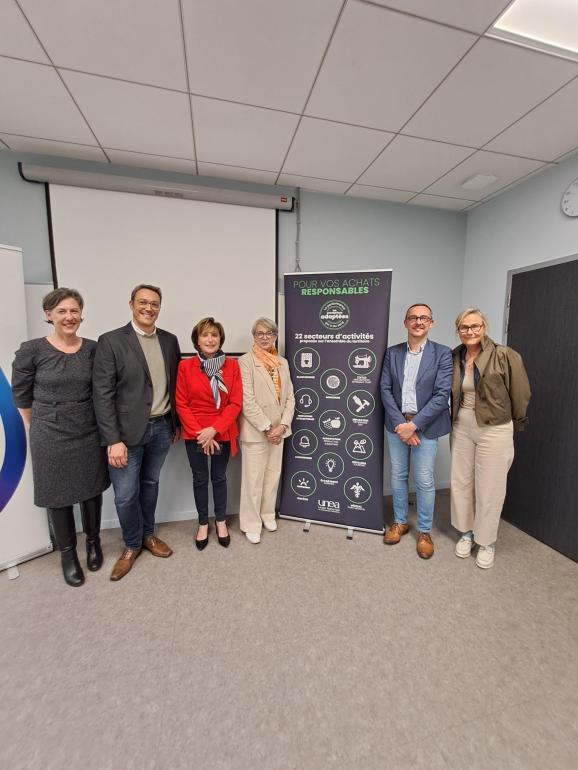 Visite de la vice-présidente de la région Haut de France dans les Entreprises Adaptées