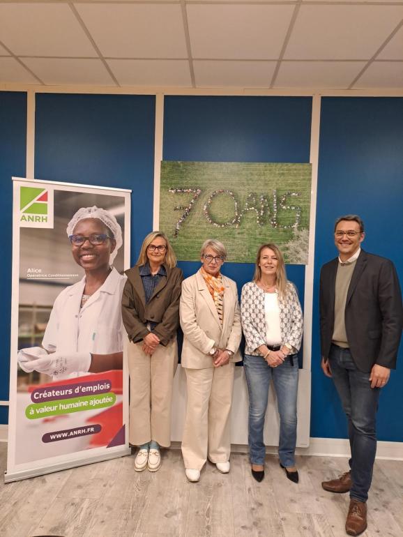 Visite de la vice-présidente de la région Haut de France dans les Entreprises Adaptées
