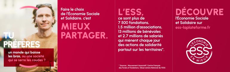 « ESS – L’ÉCONOMIE EN MIEUX »  - Partage
