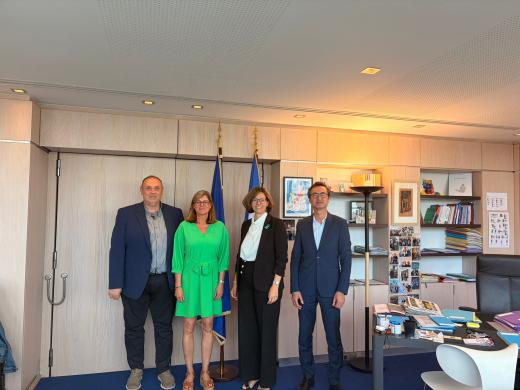 Rencontre de la délégation de l'UNEA avec la Ministre en charge des personnes handicapées Camille Gaillard-Minier