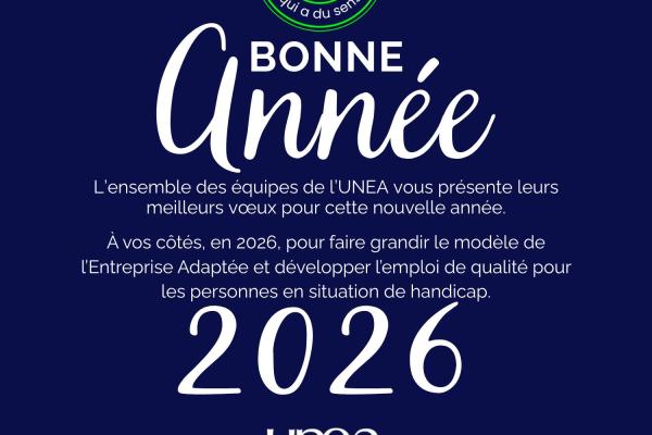 Vœux 2026 - Faire progresser l’emploi inclusif