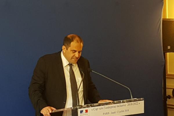 CAP vers l'entreprise inclusive: discours de Cyril Gayssot, Président de l'UNEA