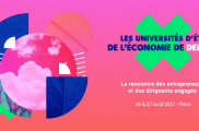 Les Universités d'Été de l'Économie de Demain - UEED 2021